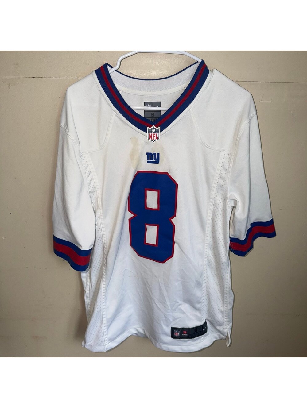 Nike NFL NY Giants Daniel Jones #8 Jersey Mens SM Rare